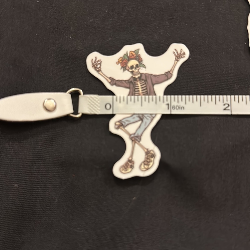 Floral skull stickers/decals - Picture 5 of 6